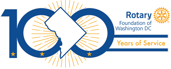 DC Rotary Foundation 100 logo